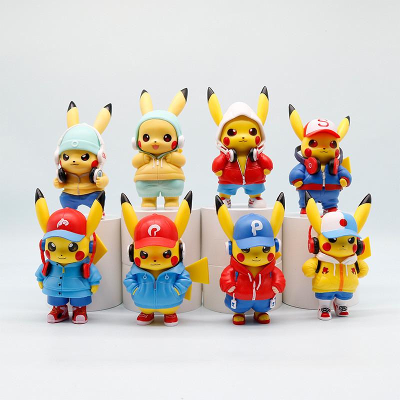 

Trendy Clothing Music Pikachu Pvc Character Toys Model For Kids Collectors And