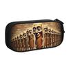 Kawaii Italian Brainrot TUNG TUNG TUNG SAHUR FUNK Pencil Case for Boys Girls Meme Large Storage Pen Box Bag School Accessories
