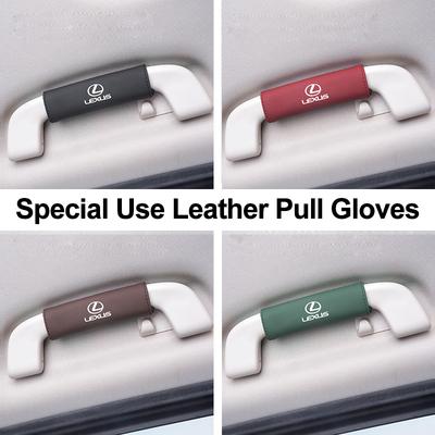 Car Interior Handle Protection Cover Roof Pull Gloves For RX400h NX ES300h IS200 RX350 UX250h GX460 GX RX450h IS250 IS300h