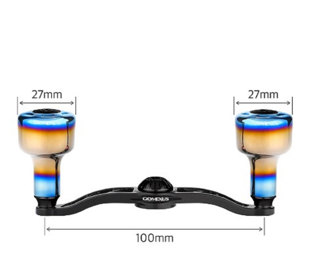 Gomexus BD100HTA27SJBK Leurre à poignée en titane 100/27 mm S/D (9140