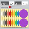 Mixed Color Round Dot Sticker Labels - Available in 10, 16, and 20 Vibrant Colors
