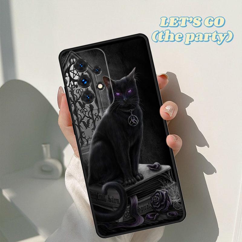 Halloween Moon Witch Horror phone case For Samsung Galaxy A42 A31 A40 A51 A71 A32 A80 A91 A52 A72 A20 A21S A50 A70 A11 A12 Cover