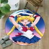 1pc Sailor Moon Carpet, Round Rug, Comfortable, Suitable for Entryways, Living Rooms, Office, And Bedrooms, Christmas Decoration