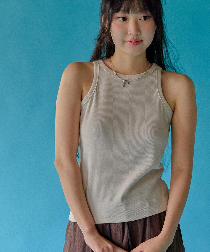 Peulleoti Flirty Logo Summer Sleeveless (Ivory)
