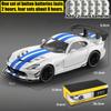 1:24 DODGE Viper ACR 2016 Super Sports Coupe Toy Car Die Cast Metel Cars Toy Pull Back Model Cars With Sound And Light For Child