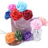25Pcs Artificial Flowers Roses Fake Flowers For Home Decor DIY Wedding Bride Decoration Bouquet Party Supplies Garland Accessory
