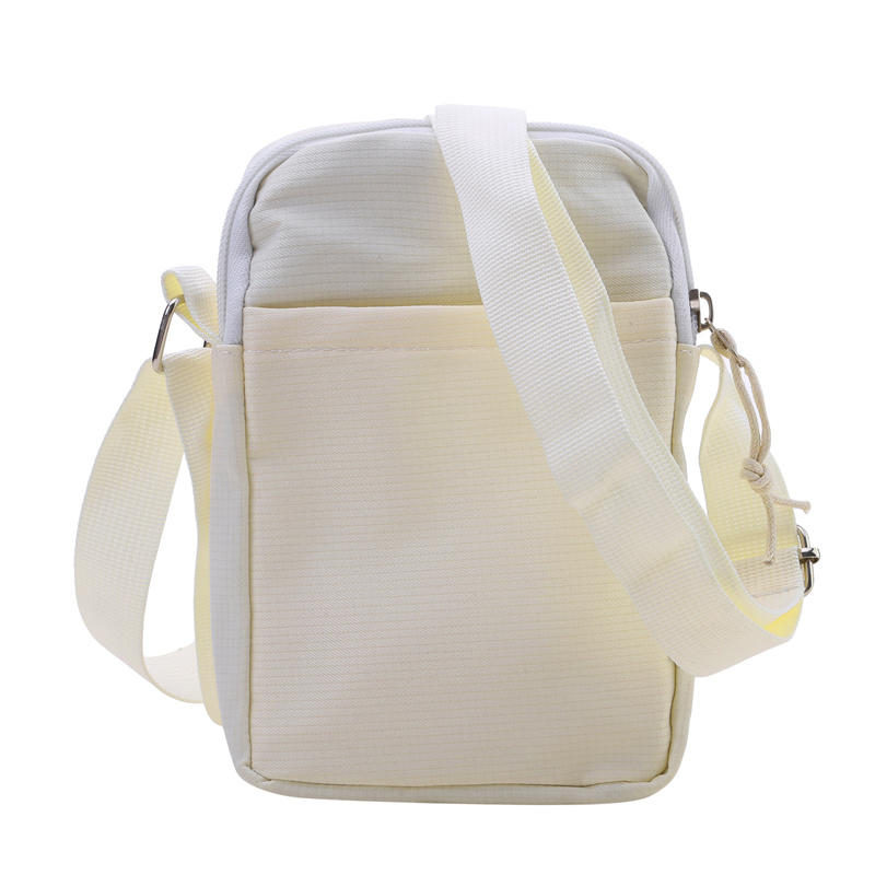 Women Canvas Small Satchel Purse Trend Candy Color Shoulder Wallet Simple Mobile Phone Crossbody Bag