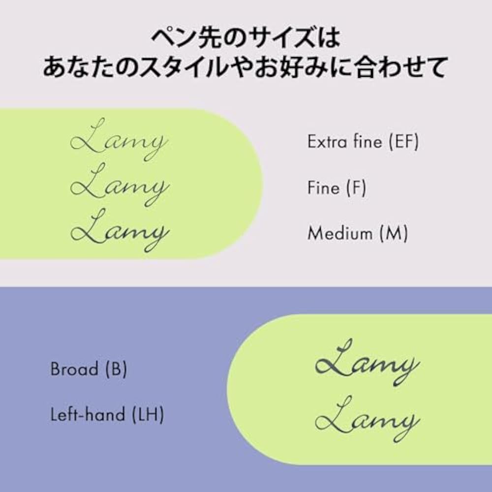 LAMY Safari Spring Green - Left Handed Steel Tip (LH) Medium Fountain Pen with Ergonomic Grip And...