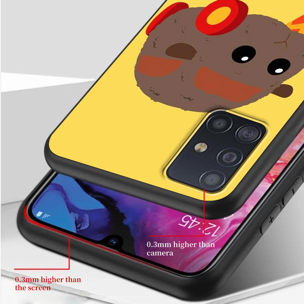 Cute PUI PUI MOLCAR Case for Samsung Galaxy A51 A53 A54 A31 A52 A12 A13 A21s A22 A32 A11 A22 A33 A41 A52s A73 TPU Phone Cover