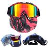 Yemax Cycling Motorcycle Protective Full Face Goggles with UV Detachable Face Impact Protective Eyewear for and Skiing Glasses, Eyewear, Sunglasses,