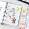 AGUGU23℃ Salt-Based M5 Sticky Paper, Non-Stick Korean- Planner, Diyins- M5 Planner Inner Page Message Sticky