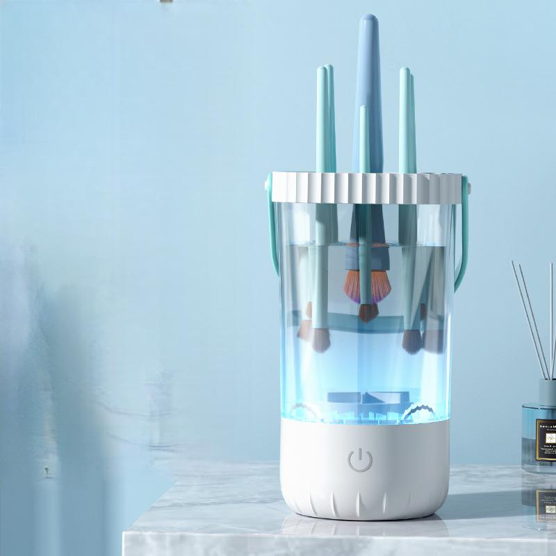 

Электрическая машина для чистки и сушки кистей для макияжа Plug-in model white