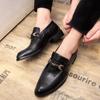 Fashion Brand Cowhide Leather Shoes Lightweight MaleAll-match Loafers 2024 new Leather Men's Casual Flats Classic Men Shoes For Wedding