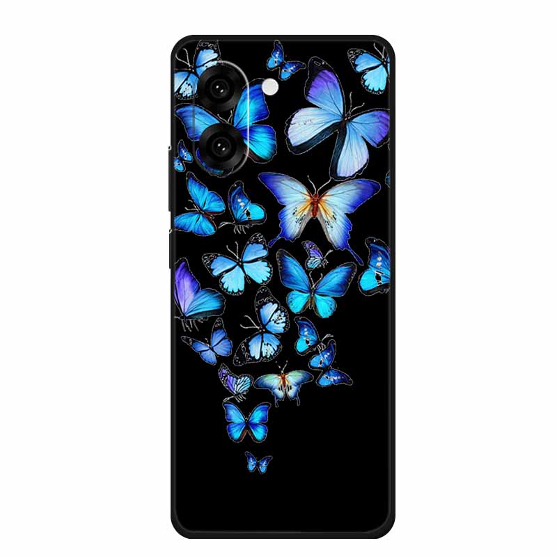 Black Silicone Case For OnePlus Nord CE5 Case One Plus Nord CE 5 Cartoon Cat Soft Back Cover For OnePlus Ace 5 Racing Phone Case