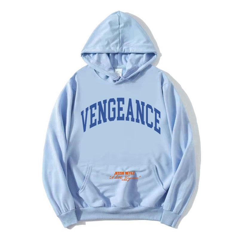 A LITTLE VENGEANCE Jessie Reyez Felpe Uomo Donna Vintage Carattere Curvo Felpa con Cappuccio a Girocollo Manica Lunga Casual Streetwear