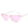 Colorful Half-Frame Sunglasses for Men Women Retro Trendy Street Style Personalized Lenses Lightweight Fashion Unisex Design