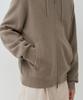 MUSINSA STANDARD Washable Supima Cotton Knit Hooded Zip-Up [Heather Beige]