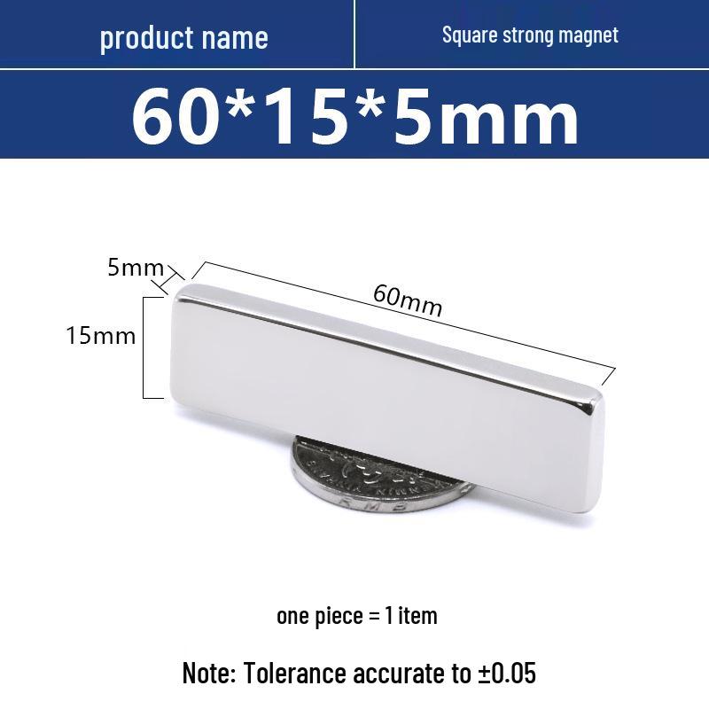 N52 Neodymium Iron Boron Square Magnet – Strong Rare Earth Permanent Magnet