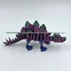3D Printed Stegosaurus Dinosaur Skeleton Transforming Ornament Figure Gift Craft Toy