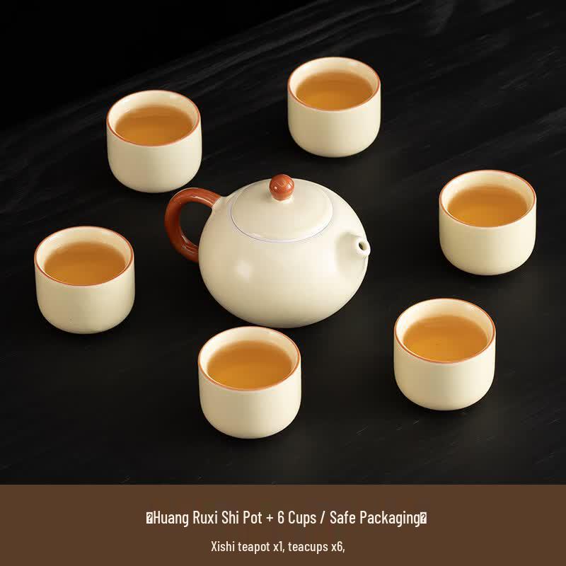 Ru Kiln Ceramic Kung Fu Tea Set