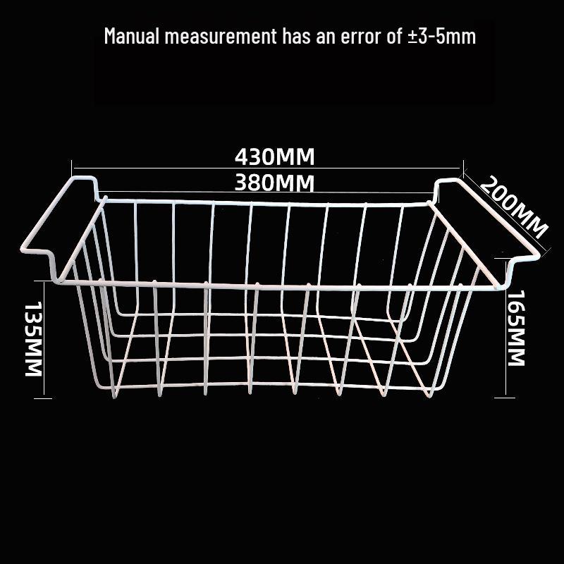 Universal Multi-Layer Hanging Freezer Storage Rack Basket