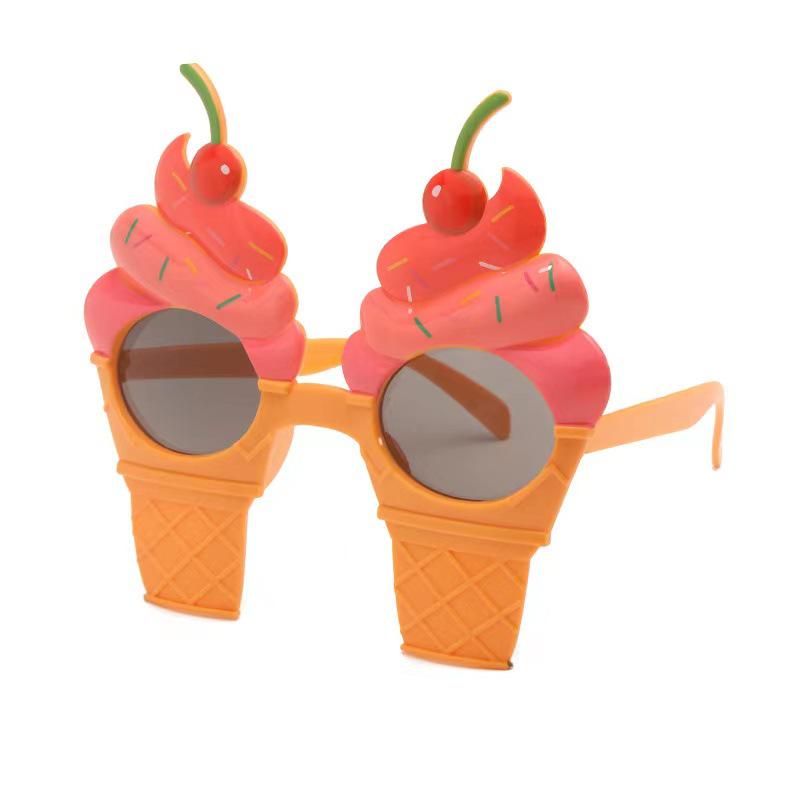 Hawaiian Beach Party Glasses: Coconut Tree, Flamingo, Parrot, Ice Cream, Flower & Wine Glass Fun