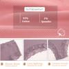 Women‘s Cotton Fabric Panties Sexy Lace Trim High Waist Underwear Solid Color Breathable Bikini Briefs Female Sexy Lingerie New
