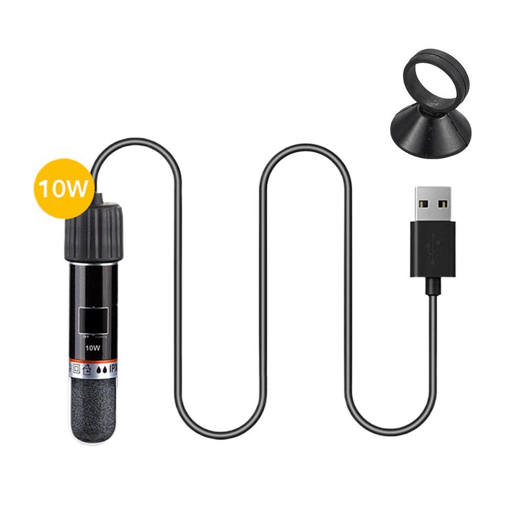 

USB Mini Aquarium Heating Rod Submersible Fish Tank Water Heat Constant Temperature Thermostat