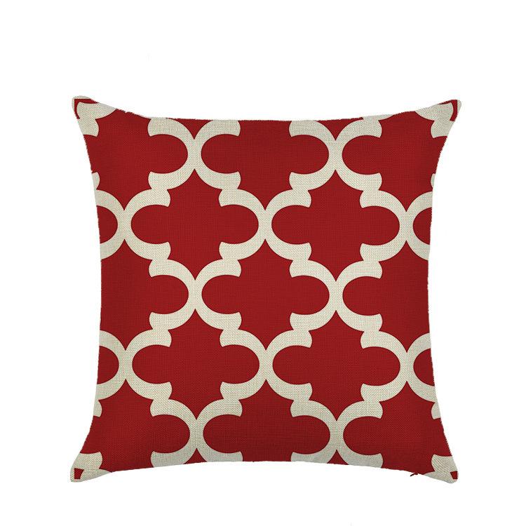 Geometric Pillow Cover, Abstract Line, Home Living Room, Sofa Cushion Cover, Bedroom Bedside Pillow Cover