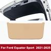For Ford Equator Sport Equator -2024 2025 Car Boot Tailgate Kick Pad Leather Anti Kick Anti-dirty Trunk Door Mat Protection