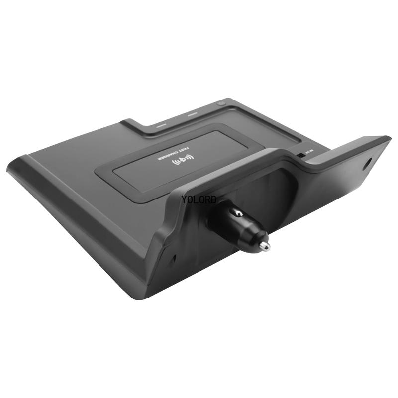 15W Mobile Phone QI QC3.0 USB Wireless Charger Wireless Charging Board For Toyota Avalon 2019-2021