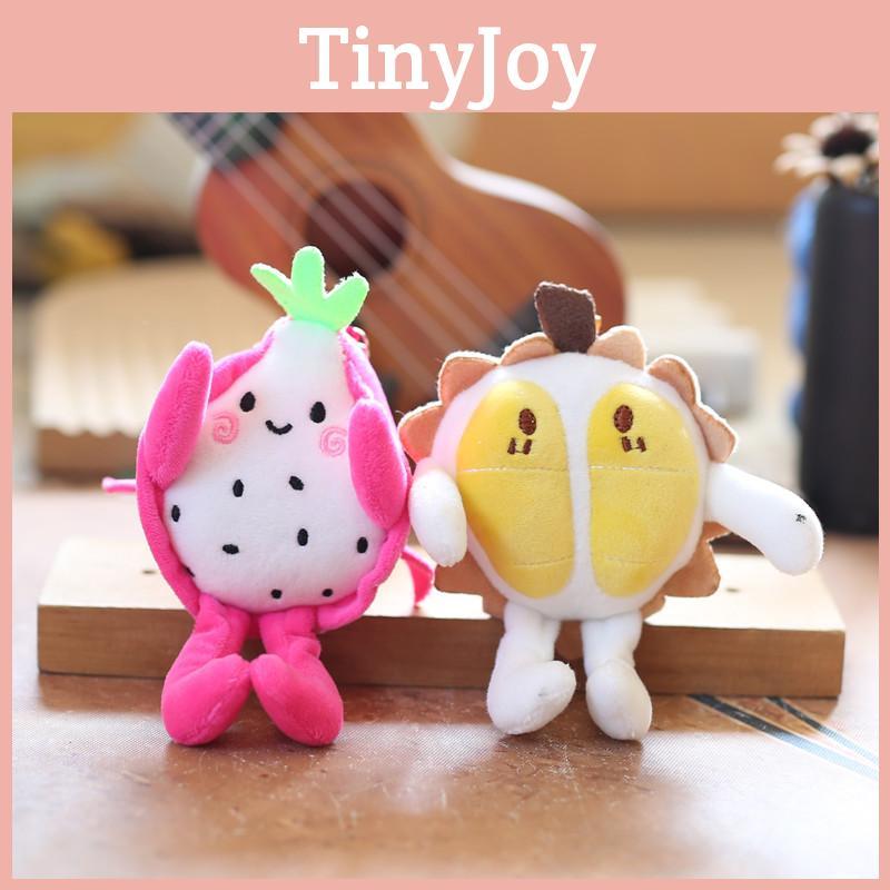 Plush Fruit Dragon Fruit Keychain With Super Soft Short Plush For Kids And Collectors