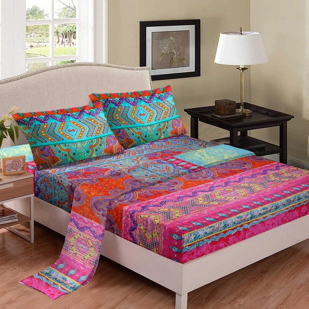 Black Marble Pattern Sheet Four-piece Bedding Set Bedroom Room Dormitory Bedding Decoration
