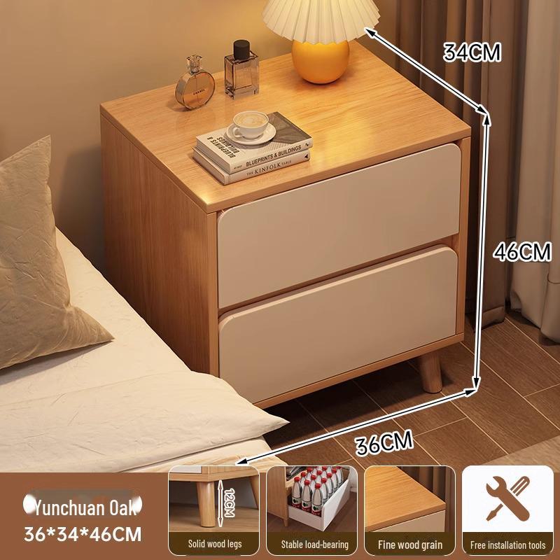Modern Bedside Storage Cabinet for Bedrooms and Rentals