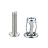 5/10pcs Petal Rivet Lock Nuts with Screw Fixed License Plate for Car Screw Iron Skin Car Metal Screw Jack Nuts Hollow Wall