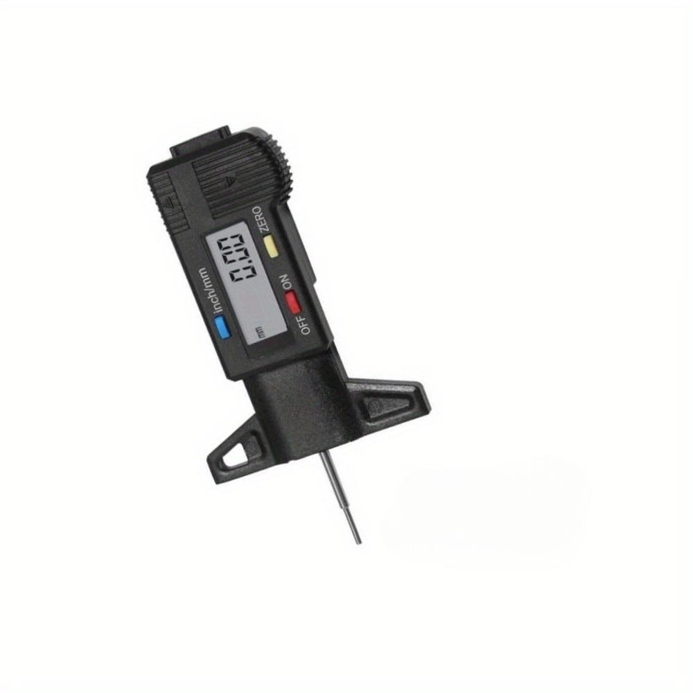 Digital Tire Tread Depth Gauge Mm/ Inch Measurement Portable Tire Brake Pad Wear Tool for Cars Trucks Motorcycles Vehicle Maintenance Tool