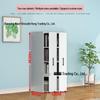 Mobile Dustproof Bookshelf: Sliding, Wheel-Equipped, Drawer-Type Storage Cabinet