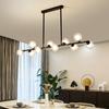 Dining Room Ceiling Chandelier Suspension Horizontal Glass Balls Chandeliers Kitchen Hanging Lamp Office Front Desk Lights