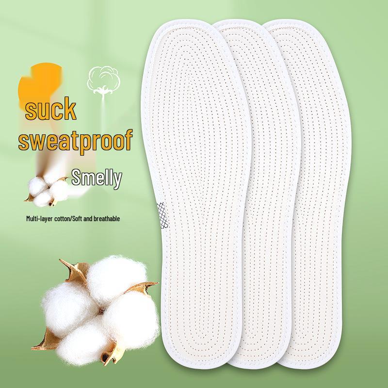 

Унисекс Хлопковые Стельки с Влагопоглощающим Эффектом - Устойчивые к Запаху, Настраиваемые, Многослойная Конструкция