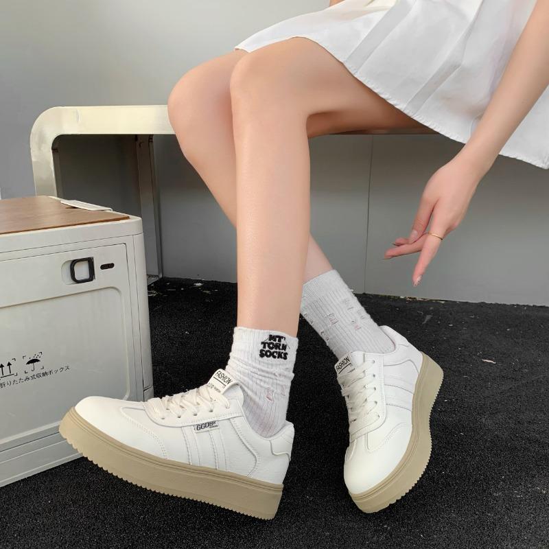 

Little white shoes women s new spring and autumn platform retro casual versatile student sports shoes 35
