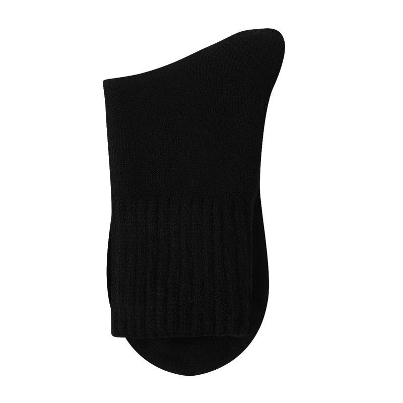Thick Cashmere Socks, Men's Autumn and Winter Mid-calf Socks, Fleece Cold-proof and Warm Wool Socks, Super Thick Long Socks