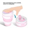Stabiler 350ml Tragbarer Mini Silikon Faltbarer Kaffeebecher Für Outdoor-Abenteuer