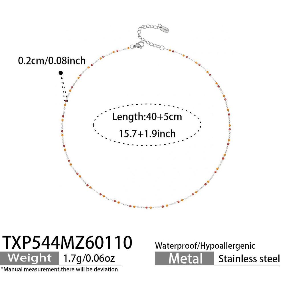 18k Gold Plated Stainless Steel Zirconia Flower Necklace & Bracelet Set with Natural Stone Beads - Light Luxury Jewelry.