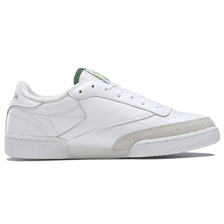 Reebok Club C Bequeme Vielseitige Warme Niedrige Sneaker Unisex Sneaker Weiß Braun Grün GY7199