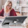 Shockproof Airbag Soft Ring Holder Case For Samsung Galaxy S10 S9 S8 Plus Note 10 9 8 A51 A71 M31 A41 A21 A11 A30 A50 Silicone Cover