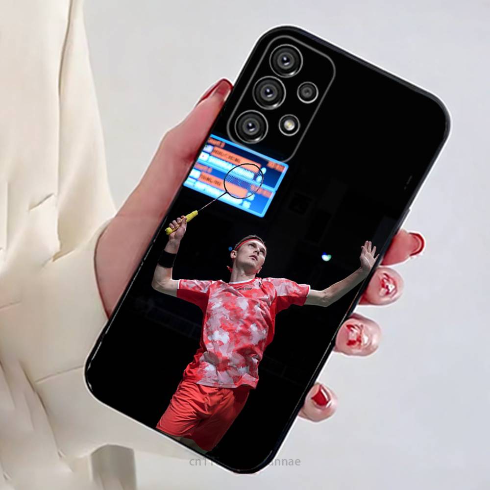 V-Viktor Axelsen Phone Case For Samsung Galaxy A54,34,24,73,53,52,52S,04S,04E,A72 Cover
