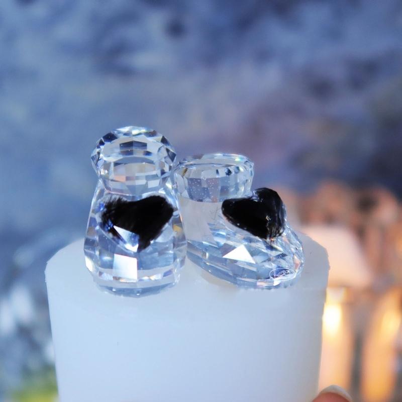 Harzschmuck Anhänger Formen 3D BabySchuh Anhänger Ornamente Formen für Harzguss Schlüsselanhänger Anhänger Form DIY Basteln