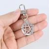 Stylish Hollow Five Point Star Keychain Charm Pendant Portable Fashion Sturdy Alloy Key Holder Accessory Daily Use