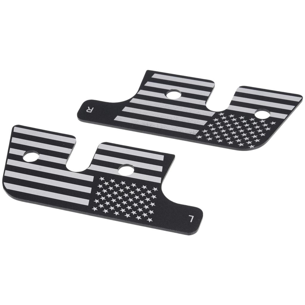 Sun Visor Repair Kit, Aluminum Sun Visor Clips Car Accessories Replacement for Jeep Wrangler JK JL Gladiator 2018 To
