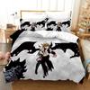 3D Anime The Seven Deadly Sins Bedding Set Printed Bed Set With Pillowcase Bed Duvet Cover Soft Queen King Size Bedclothes Home